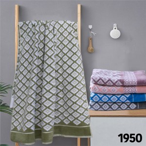 حوله حمام ماندگار دو رو نخ